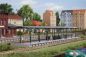 Preview: Auhagen - 14481 - Bahnsteig mit Überdachung (Bausatz)
