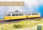 Preview: Kato - 14-806-4 - Düwag T2 Straßenbahn / Tram mit Beiwagen - gelb / weiß