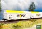 Preview: Liliput - L260157 - 2-tlg Set Güterwagen Bauart Hbbks, „Isover“ der DB AG, Epoche V