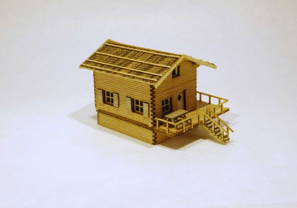 Micro Welten - 02-11 - Schutzhütte bewirtet N (Bausatz)