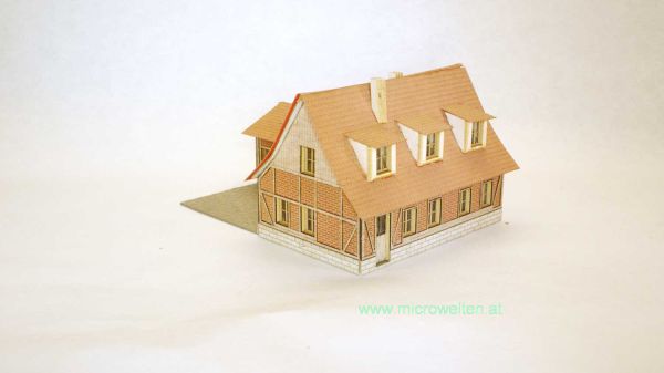Micro Welten - 02-78 - Dorfgasthaus zum Löwen (Bausatz)
