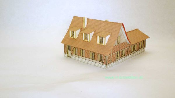 Micro Welten - 02-78 - Dorfgasthaus zum Löwen (Bausatz)