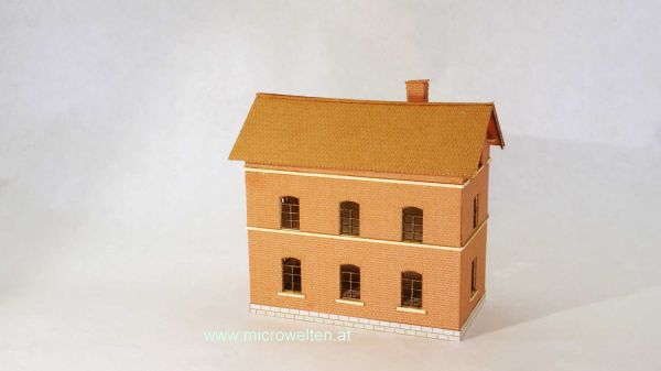 Micro Welten - 03-13 - Arbeiterwohnhaus Backstein (Bausatz)