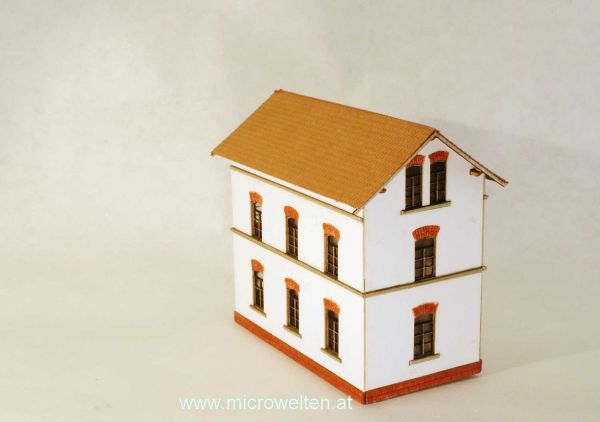 Micro Welten - 03-14 - Arbeiterwohnhaus renoviert (Bausatz)
