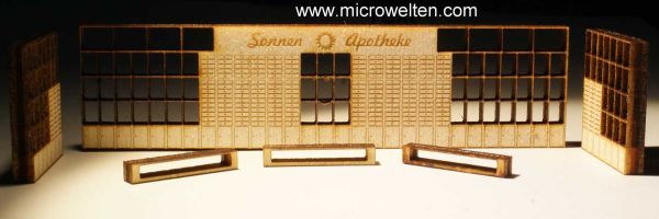 Micro Welten - 03-99 - Apothekeneinrichtung (Bausatz)