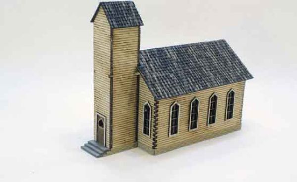 Micro Welten - 06-24 - Der wilde Westen - Old Oak Chapel (Bausatz)