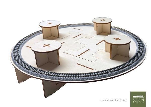 Anlagen-Architekt - 9040 - Rundes Podest z.B. für Osterkranz / Adventskranz