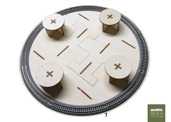 Preview: Anlagen-Architekt - 9040 - Rundes Podest z.B. für Osterkranz / Adventskranz