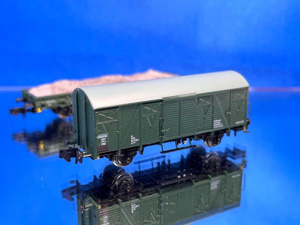 Arnold - HN6567 - DR, Bahndienstwagen, Grau - 2-teiliges Set