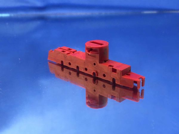 Arnold BR 96 - 2275-006 - Rear bogie (red - empty) (Used / refurbed)