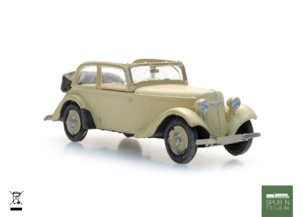 Artitec - 316.113 - Adler Trumpf Junior Cabrio-Limousine Verdeck offen (Fertigmodell)