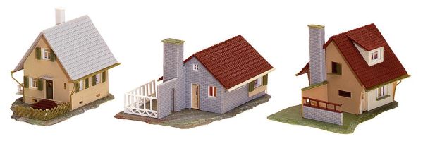 Faller - 232221 - 3 Einfamilien-Häuschen (Bausatz)