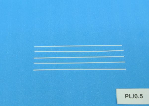 KaModel - PL/0.5 - Kunststoffstab zur Herstellung von Stiften 0,5x50mm, 5St