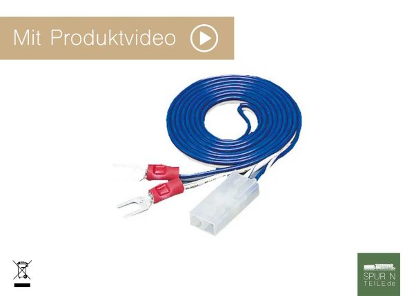 Kato Unitrack - 24-843 / 7078501 - Adapterkabel blau / weiß
