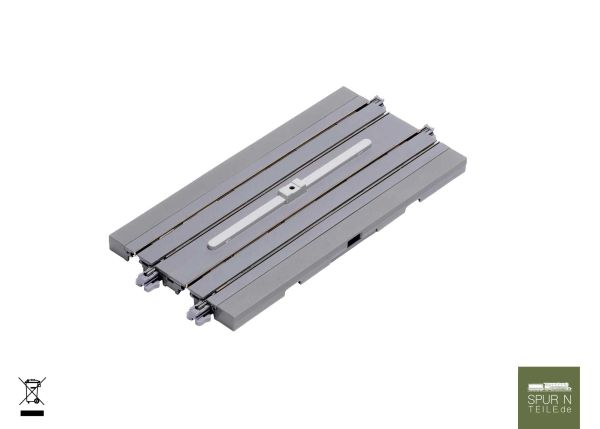 Kato Unitram - 40-024-E - Straßenbahngleis gerade 124 mm unbedruckt