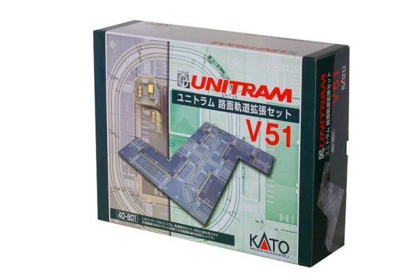 Kato Unitram - 40-801 / 7078669 - Erweiterungs-Set „Straßenkreuzung“ (Neuware)