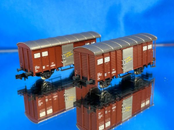 Hobbytrain - H24251 - Gedeckter Güterwagen K3 SBB, Ep.IV - 2er Set