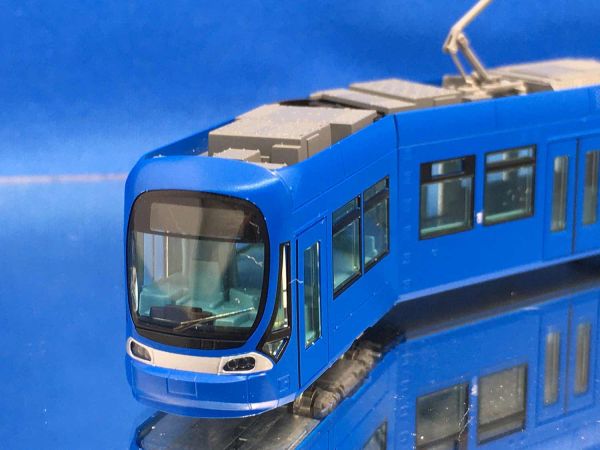 Kato - 14-805-1 / 70148043 - Straßenbahn / My Tram Hiroden 1000 LRT blau