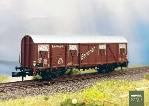 Liliput - L260143-2 - Gedeckter Güterwagen - "Bananen" Bauart Tnoms 59 - DB