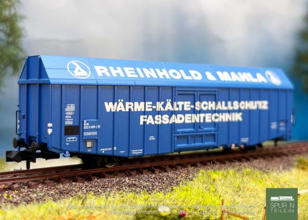 Liliput - L265813 - Großräumiger Güterwagen, Bauart Hbbks, „RHEINHOLD & MAHLA“, DB, Ep.IV (mittel)