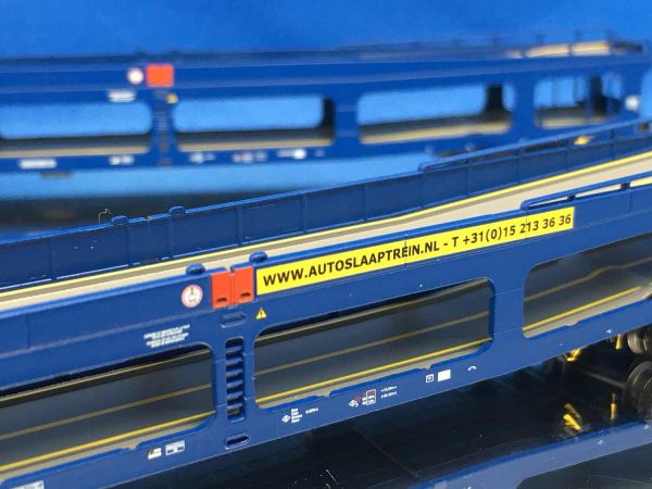 MF Train - MF33301 - Autotransportwagen DDM 916 EETC blau - Epoche VI 2-er Set
