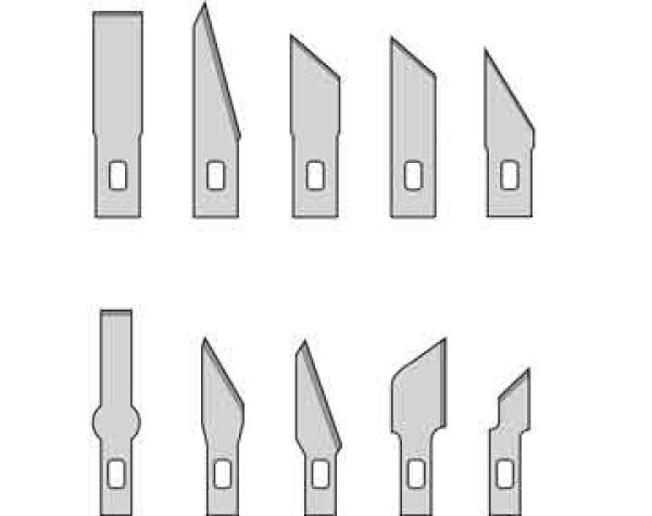Donau Elektronik - MS10 - Replacement blades-Sortiment