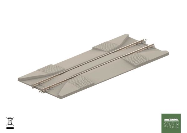 Minitrix - 14574 - Eingleisvorrichtung für Gleise mit Betonschwellen Länge 104,2 mm