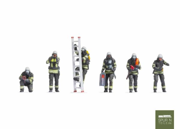 Noch - 35000 - Feuerwehr - 6 3D-Druck Figuren