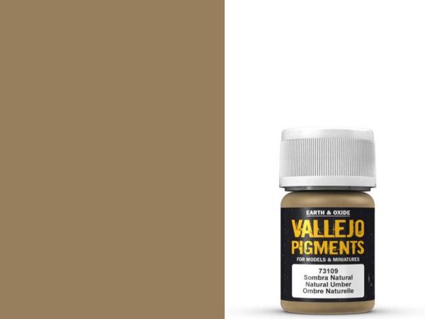 Vallejo Pigment - 73.109 - Natürliches Umbra 30ml (73.109)