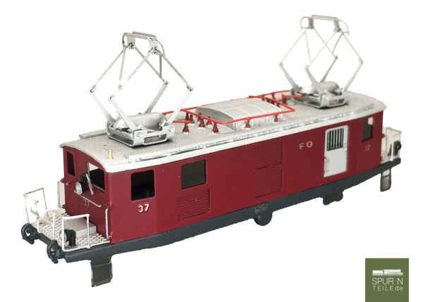 Railino / Lok 14 - FO 37 - Gehäuse komplett