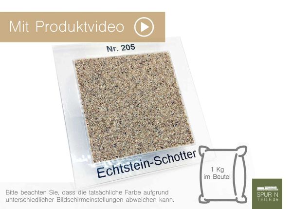 Spuren Welten - 205-1000 - Schotter Kalkstein hellbraun 1 Kg