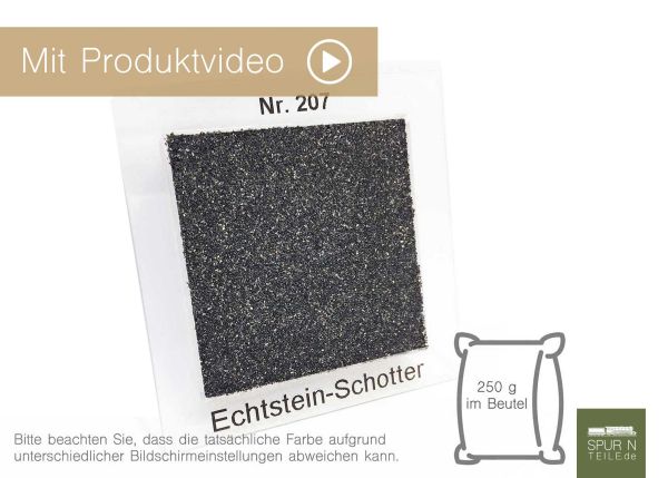 Spuren Welten - 207-250 - Schotter Phonolith dunkelgrau 250 g