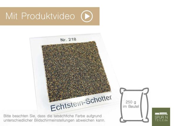 Spuren Welten - 218-250 - Schotter Braun-Schwarz 250 g