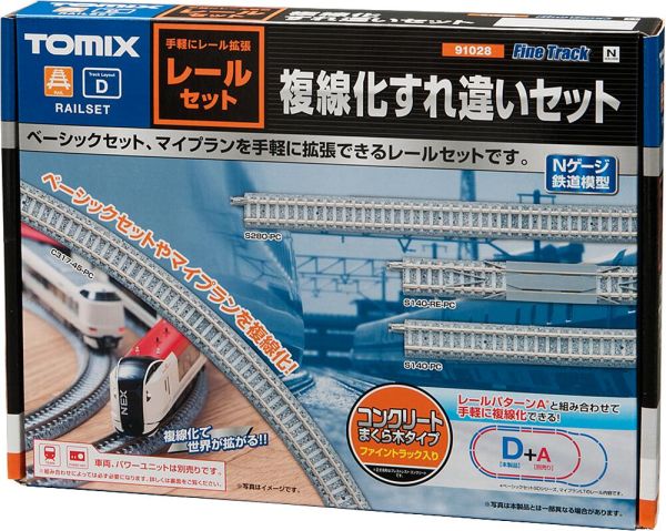 Preview: Tomix - 91028 / 970282 - Gleis-Start-Set, Oval mit Betonschwellen Preview: Tomix - 91028 / 970282 - Gleis-Start-Set, Oval mit Betonschwellen