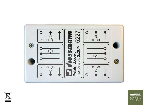 Viessmann - 5227 - Relais, doppelt, monostabil,