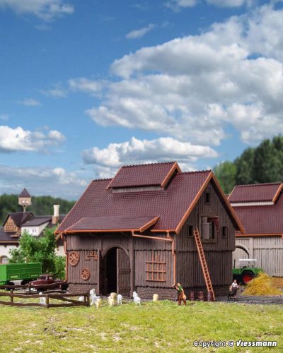 Preview: Vollmer - 47722 - Schäferei mit Schafherde (Bausatz)