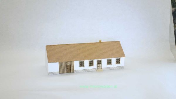 Micro Welten - 02-70 - Dorfhaus mit Tor (Bausatz)