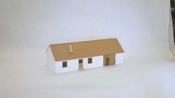 Micro Welten - 02-70 - Dorfhaus mit Tor (Bausatz)