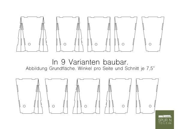 Anlagen-Architekt - 4093 - Bankhaus Brix Erweiterungsbau schmal (Bausatz)