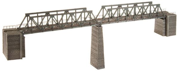 Faller - 222578 - 2 Kastenbrücken mit Brückenköpfen (Bausatz)