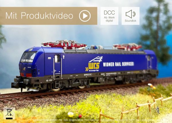 Hobbytrain - H30166S - Elektrolok Vectron "WRS Widmer Rail Services AG" - Digital & Sound - ASM-Exklusivmodell