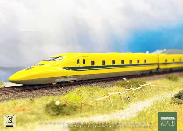 Kato - 10-896S / 7010896 - 923 Shinkansen El.TrackTest.T. "Doc Yellow" 3-teiliges Basis-Set