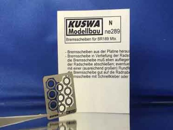 KUSWA - ne289 - Rad-Bremsscheiben BR 189 Trix, 8+1 Stück