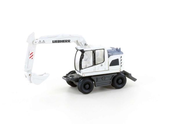Lemke Minis - LC4268 - Liebherr Compact Bagger mit Tieflöffel weiß