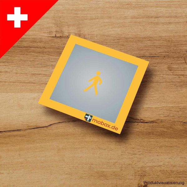 mobax - CH-G-04-N - Straßenmarkierung Fußgänger gelb Schweiz