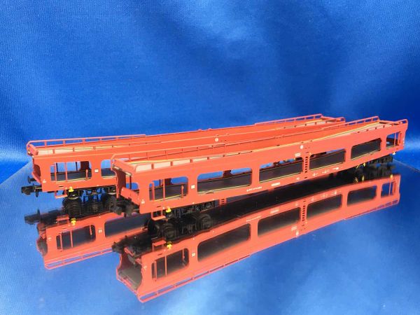 MF Train - MF33303 - Autotransportwagen DDM 916 EETC rot - Epoche VI 2-er Set