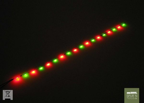 Modellbau Schönwitz - 50129 - Winzige LED Lichterkette rot / grün