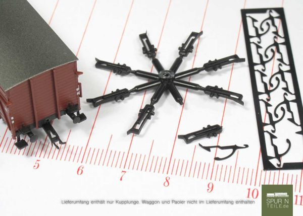 N-Tram - 9091 - FineScale-Kupplungen (für NEM-Kupplungsschächte) (Bausatz)