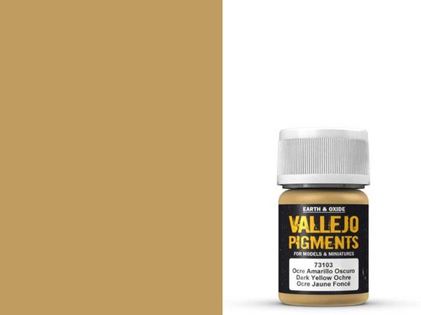 Vallejo Pigment - 73103 - Dunkles Ocker Gelb 30ml (73.103)