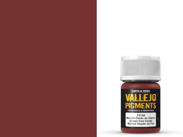 Vallejo Pigment - 73.108 - Braunes Eisenoxid 30ml